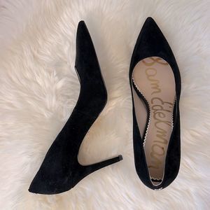 Sam Edelman Margie Pump Black Suede Size 11